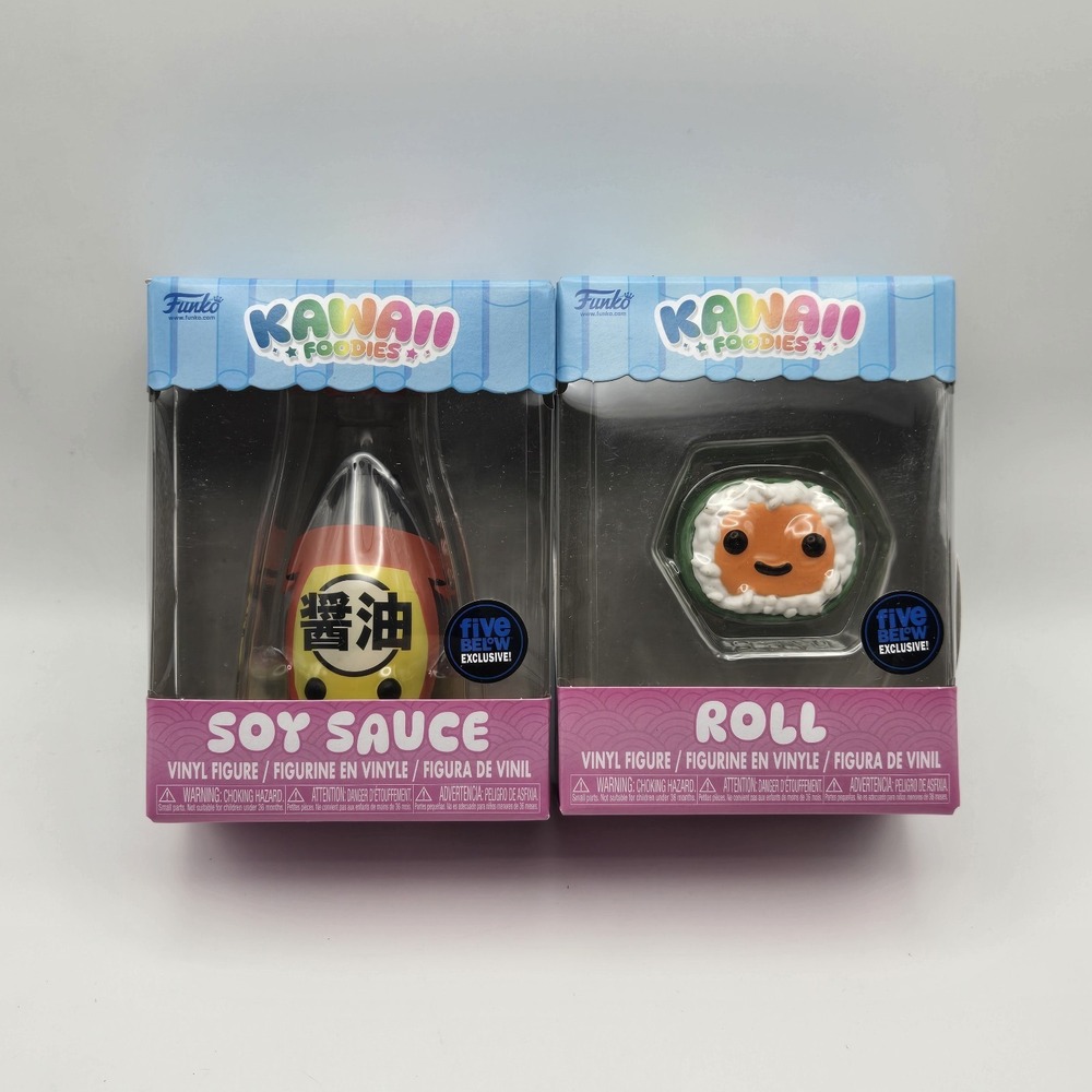 Funko Kawaii Foodies Soy Sauce Roll 2 Pack Paka Paka Five Below Exclusive NEW